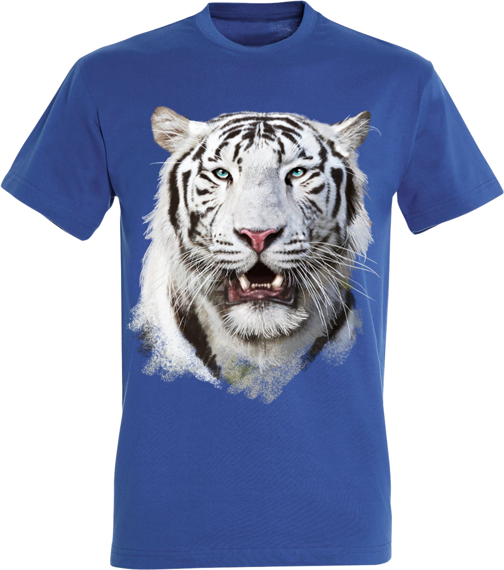 White Tiger Head T-shirt - Siberian Tiger (1982x1962), Png Download