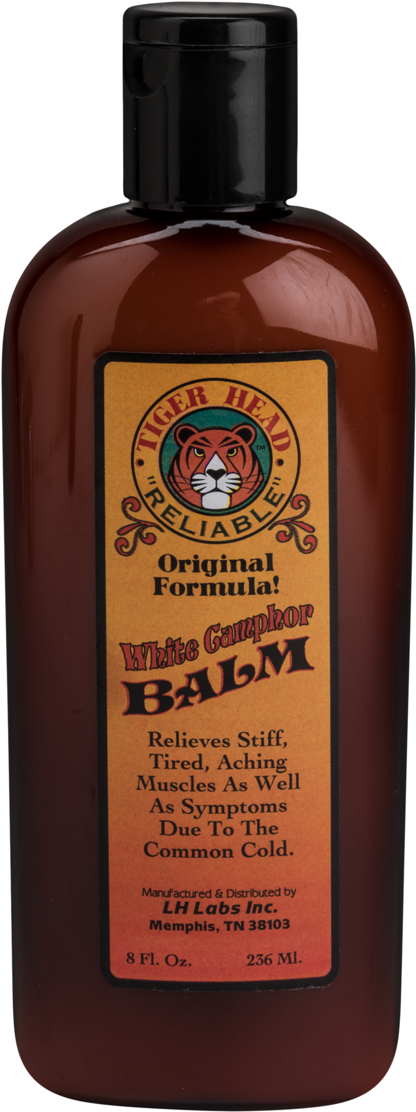 Tiger Head White Camphor Balm - Bottle (2400x2470), Png Download