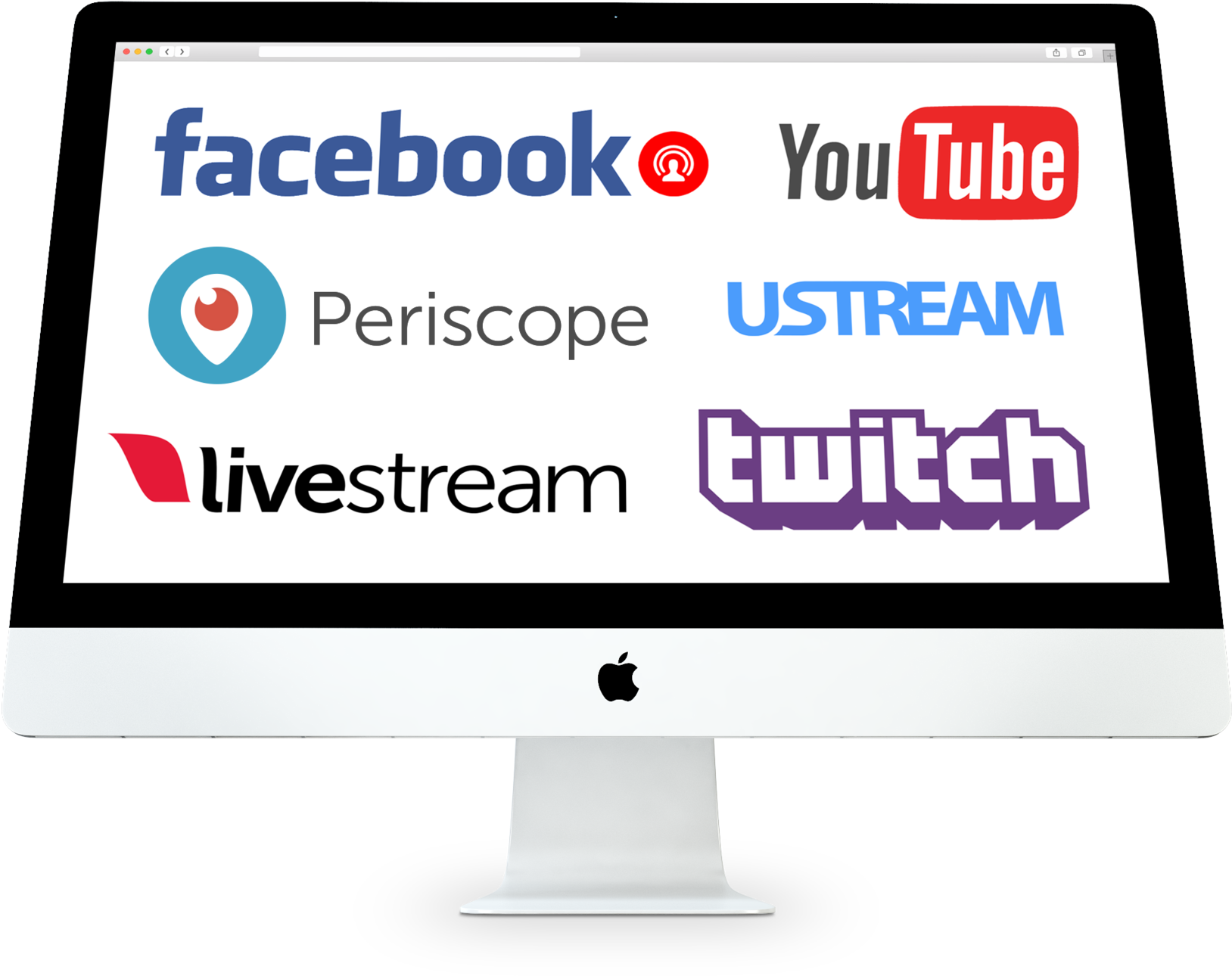 Facebook, Youtube, Livestream, Ustream, Periscope, - Youtube (2048x1638), Png Download