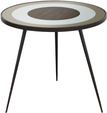 Bullseye Side Table - Bullseye Notre Monde (600x600), Png Download