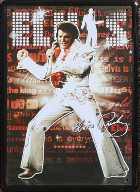 Vintage Sign Elvis Presley - Elvis Presley Afiches (800x800), Png Download