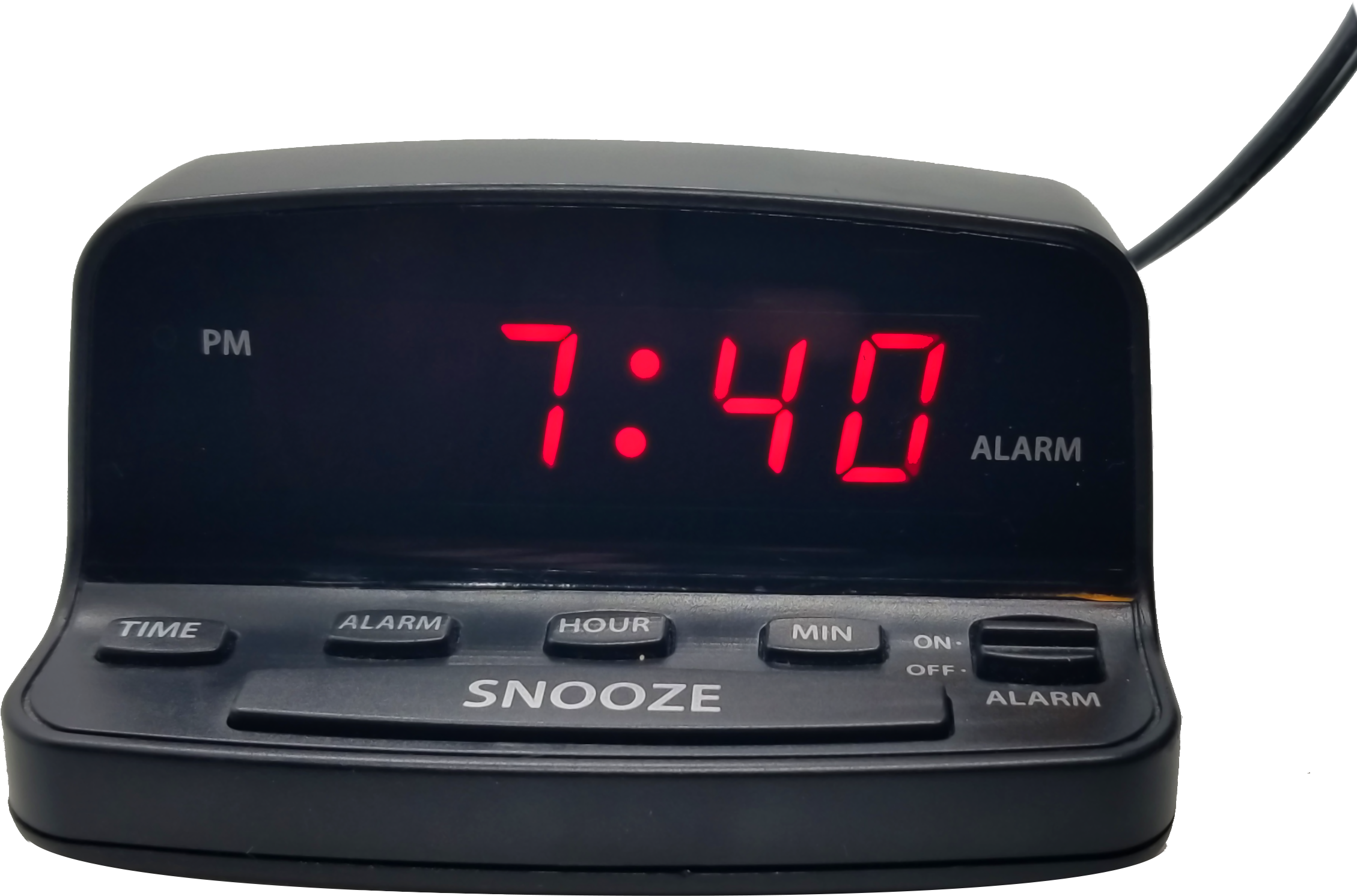 Electronic Png's - Radio Clock (2468x1960), Png Download