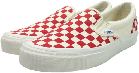 Red Checkered Vans Png (600x600), Png Download