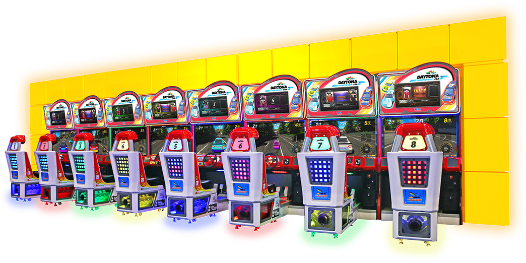 Sega Also Sent Along This New Image Showing The 8-player - Metro City International Raceway Daytona Championship (1200x800), Png Download