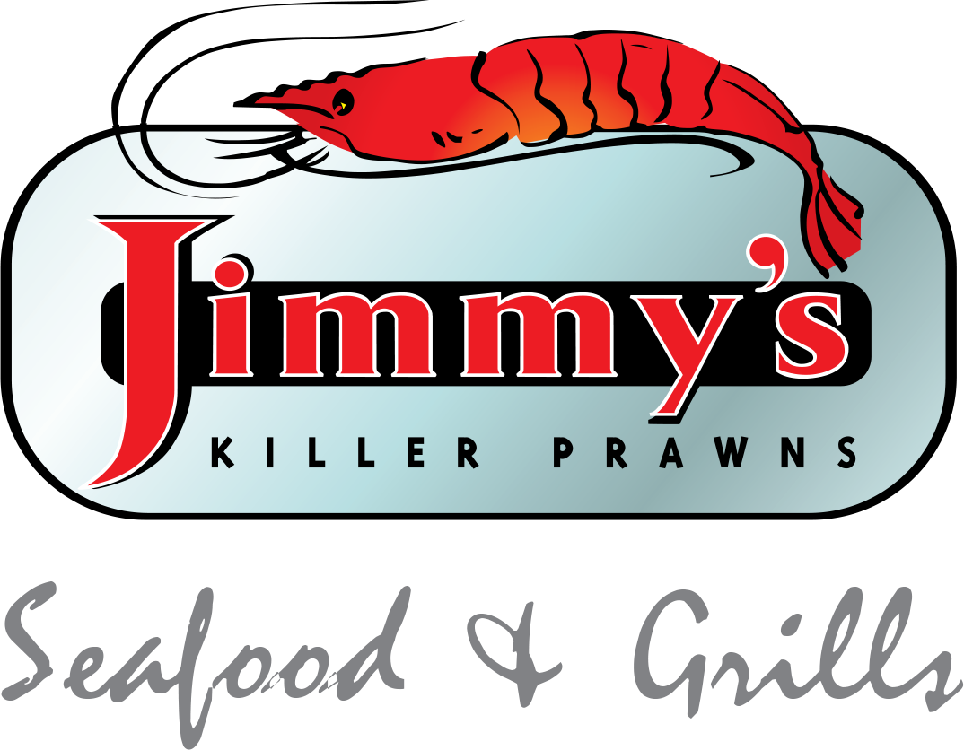Jimmy's Killer Prawns - Jimmy's Killer Prawns Logo (1074x836), Png Download