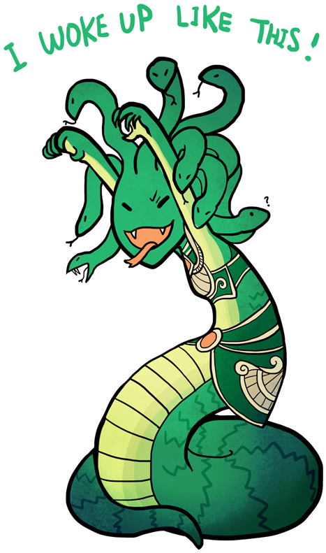 Smite Clipart Png - Fan Art Smite Medusa (500x819), Png Download