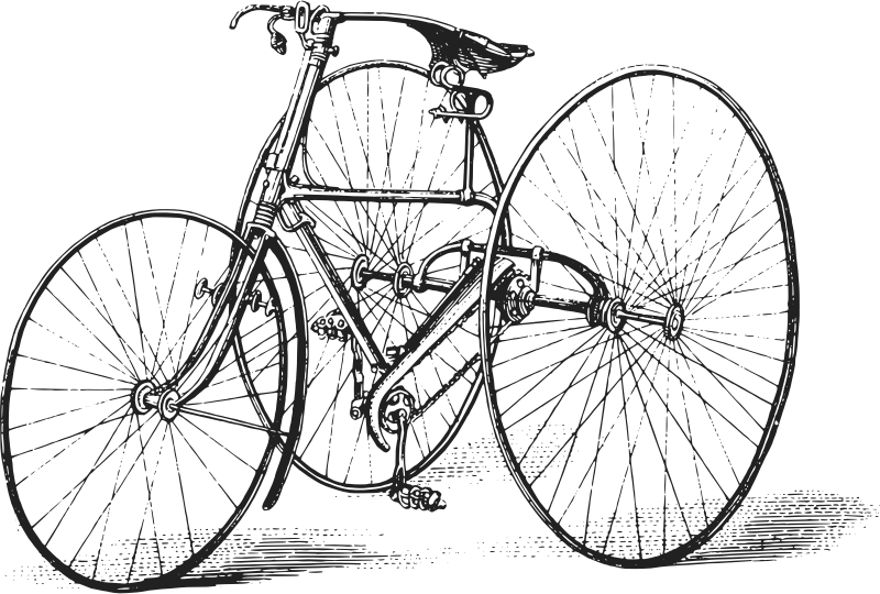 Antique Medium Image Png - Antique Tricycle (800x540), Png Download