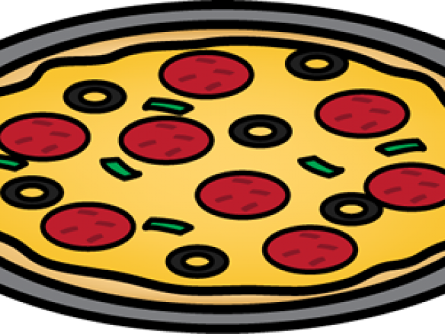 Whole Pizza Clipart - Rootbeer Floats And Pizza (640x480), Png Download