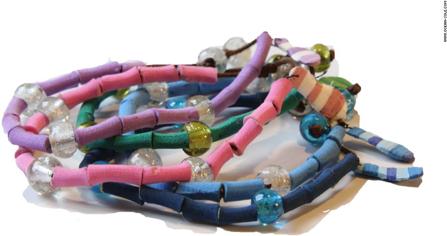 Ocean Sole Aims To Recycle 400,000 Flip-flops A Year - Bracelet (980x552), Png Download