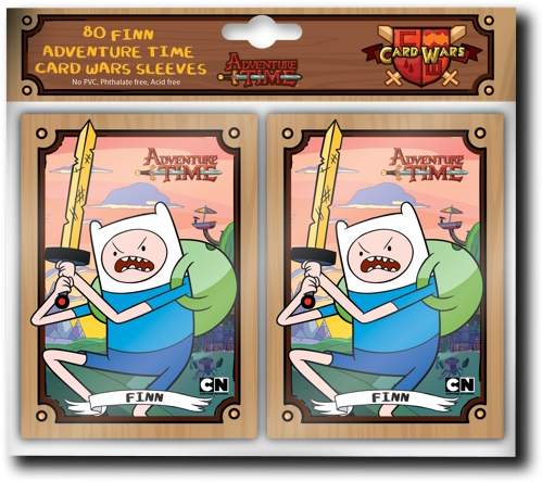 Product Cardwars Sleeves Finn - Adventure Time Card Sleeves (600x600), Png Download