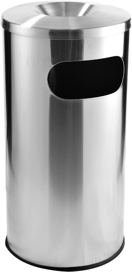 Stainless Steel Litter Bin Ashtray Top - Stainless Steel Litter Bins (1000x1000), Png Download