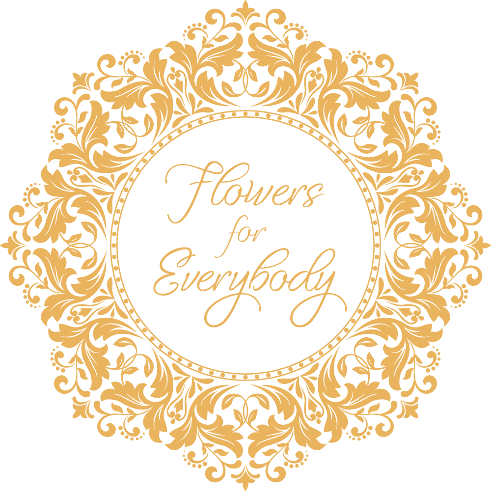 Flowers For Everybody - Gold Round Border Designs (1000x1000), Png Download