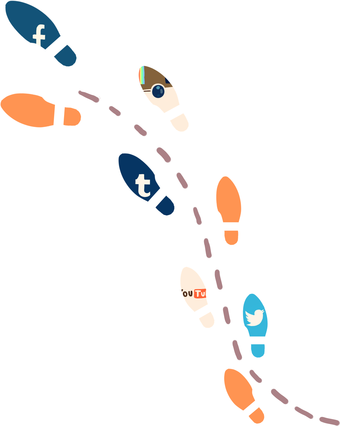 Footprints - Graphic Design (1500x1500), Png Download