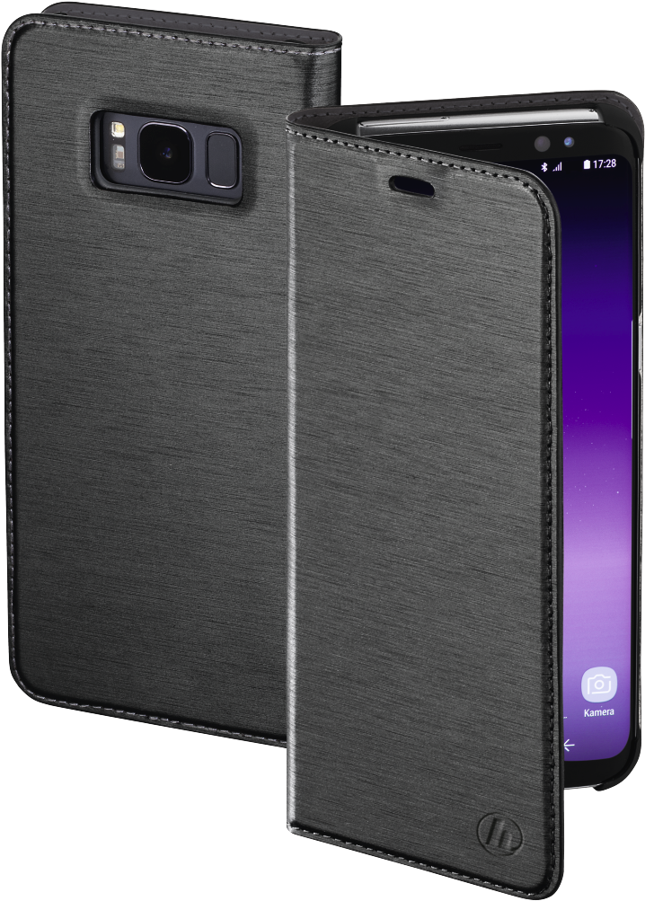 "slim" Booklet For Samsung Galaxy S8, Dark Grey (1100x1100), Png Download