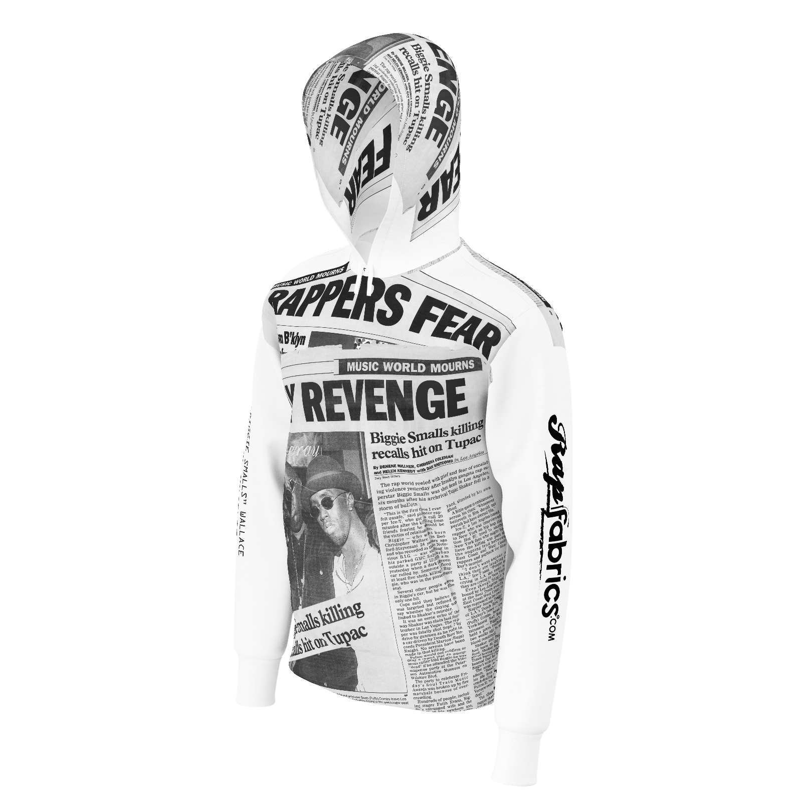 Load Image Into Gallery Viewer, Newspaper Hoodie - Hoodie (1600x1600), Png Download