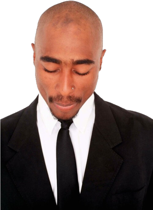 Graphic Freeuse Library Transparent Tupac - 2 Pac In A Suit (488x750), Png Download