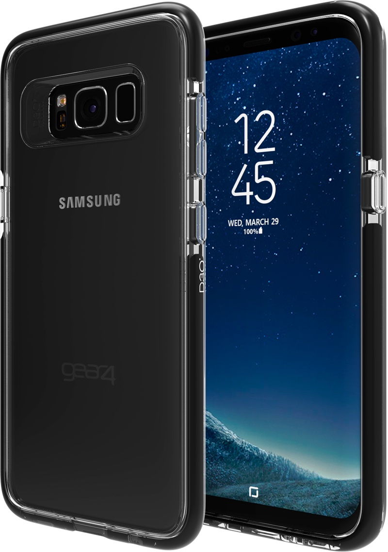 Gear4 Picadilly Samsung Galaxy S8 Black - Samsung Galaxy (800x1137), Png Download
