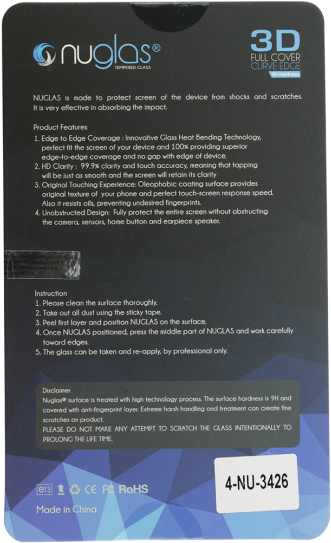 Samsung Galaxy S8 Nuglas Full Coverage 3d Tempered - Parallel (650x650), Png Download