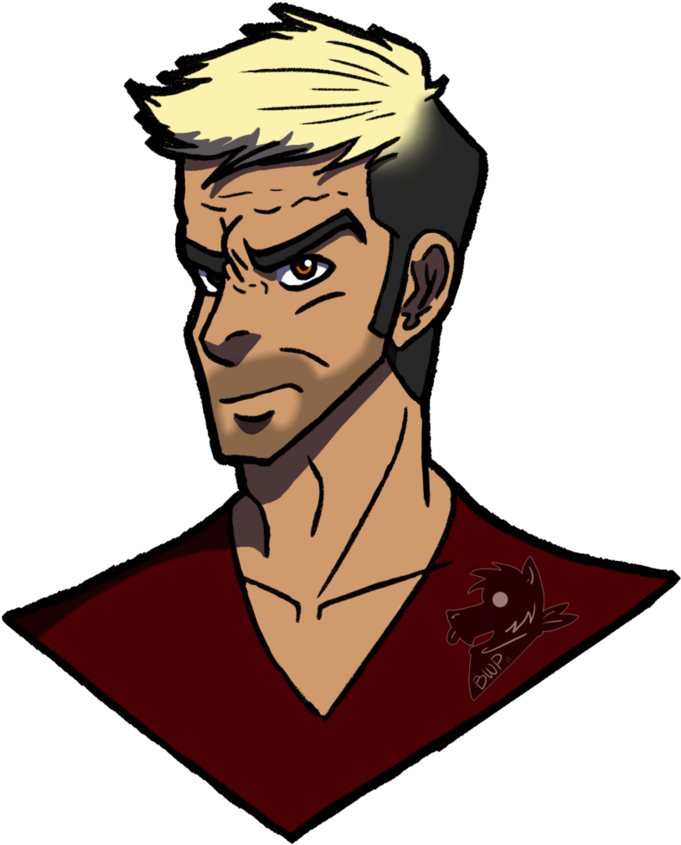 Rex By Big Wolf Pup - Illustration (681x845), Png Download