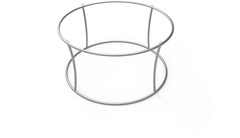 10 X 4ft Custom Circle Trade Show Circle Hanging Banner - Coffee Table (800x600), Png Download