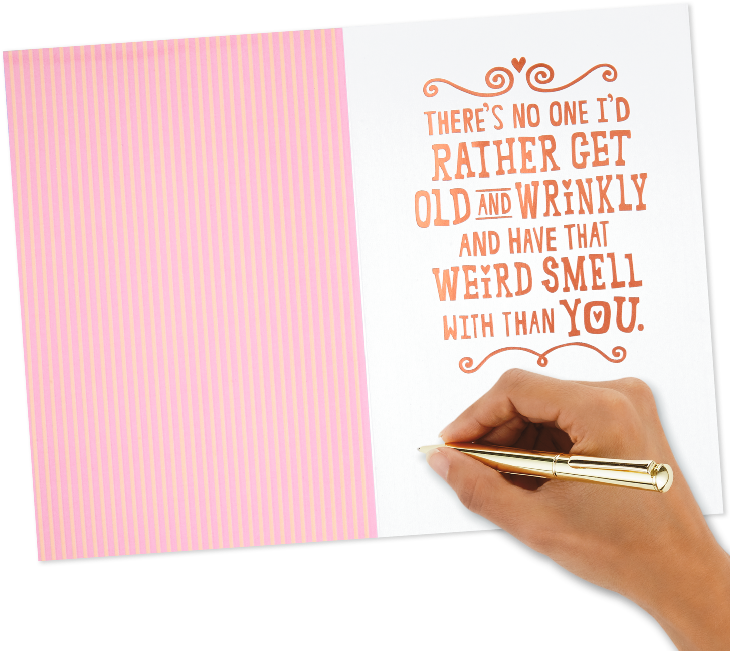 Old And Wrinkly Funny Anniversary Card - Paper (1470x1470), Png Download