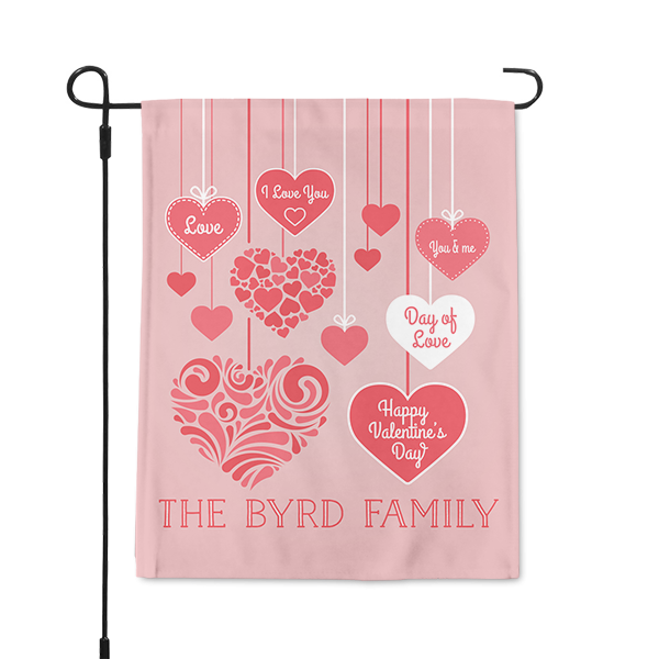 Falling Hearts Garden Flag - Loves Redmi 6 (600x600), Png Download