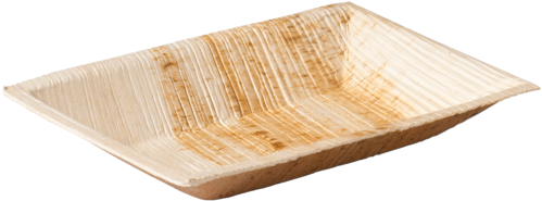 Biodore® Plate, Rectangular, Palm Frond, 17x12cm, - Plywood (640x640), Png Download