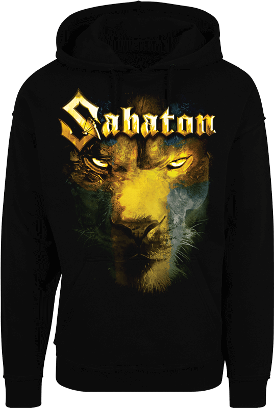 Lejonet Fran Norden Sabaton Nonzip Hoodie Frontside - Sabaton Shirt (800x800), Png Download