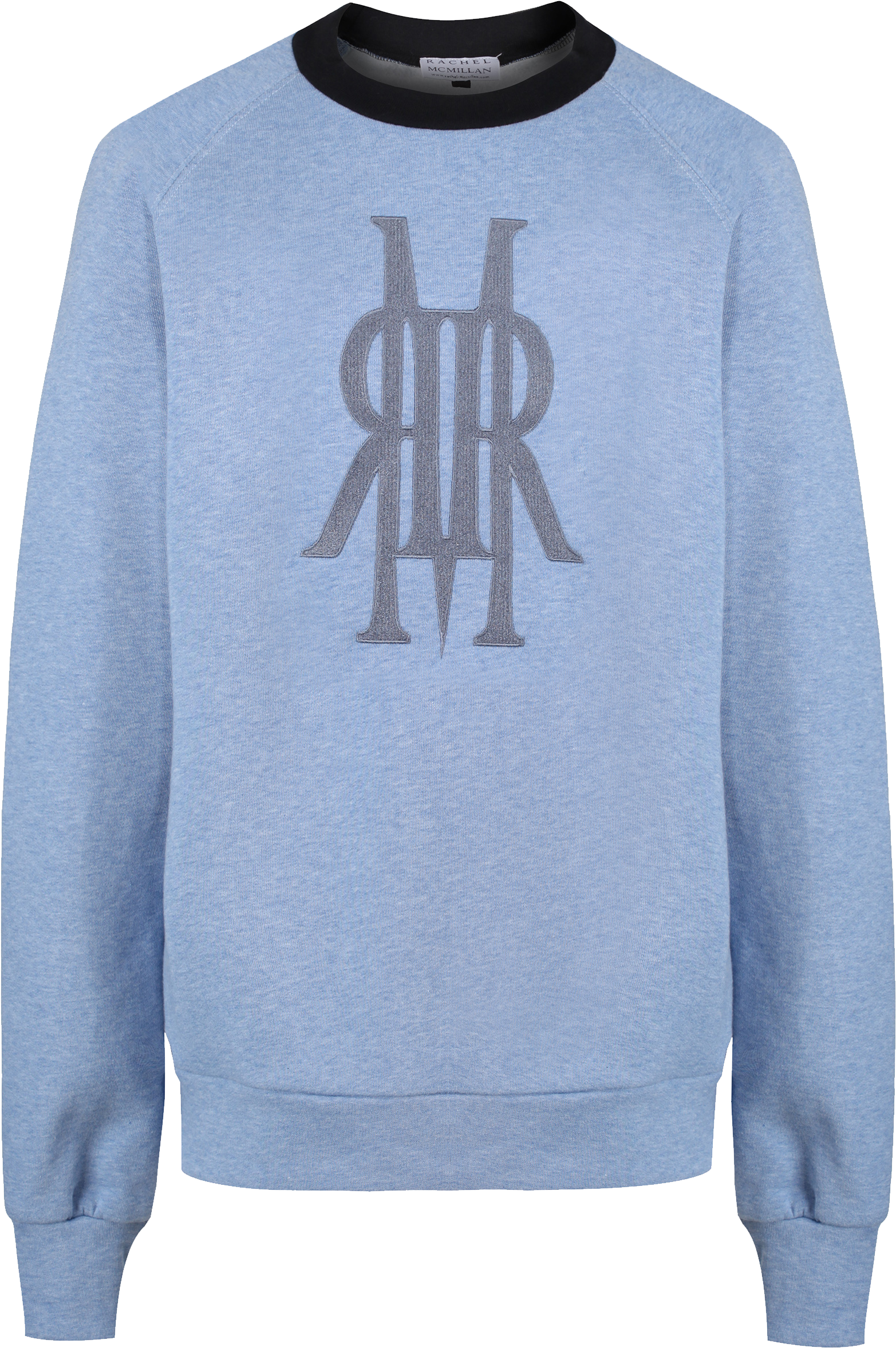 Unisex Organic Cotton Sweatshirt Light Blue - Long-sleeved T-shirt (2480x2480), Png Download