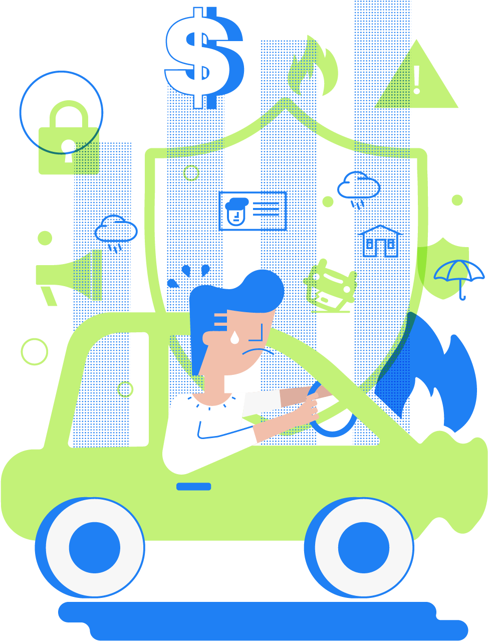 Image Of A Young Person In A Car (1001x1333), Png Download