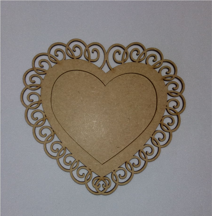 Coração Arabesco Png (900x1200), Png Download