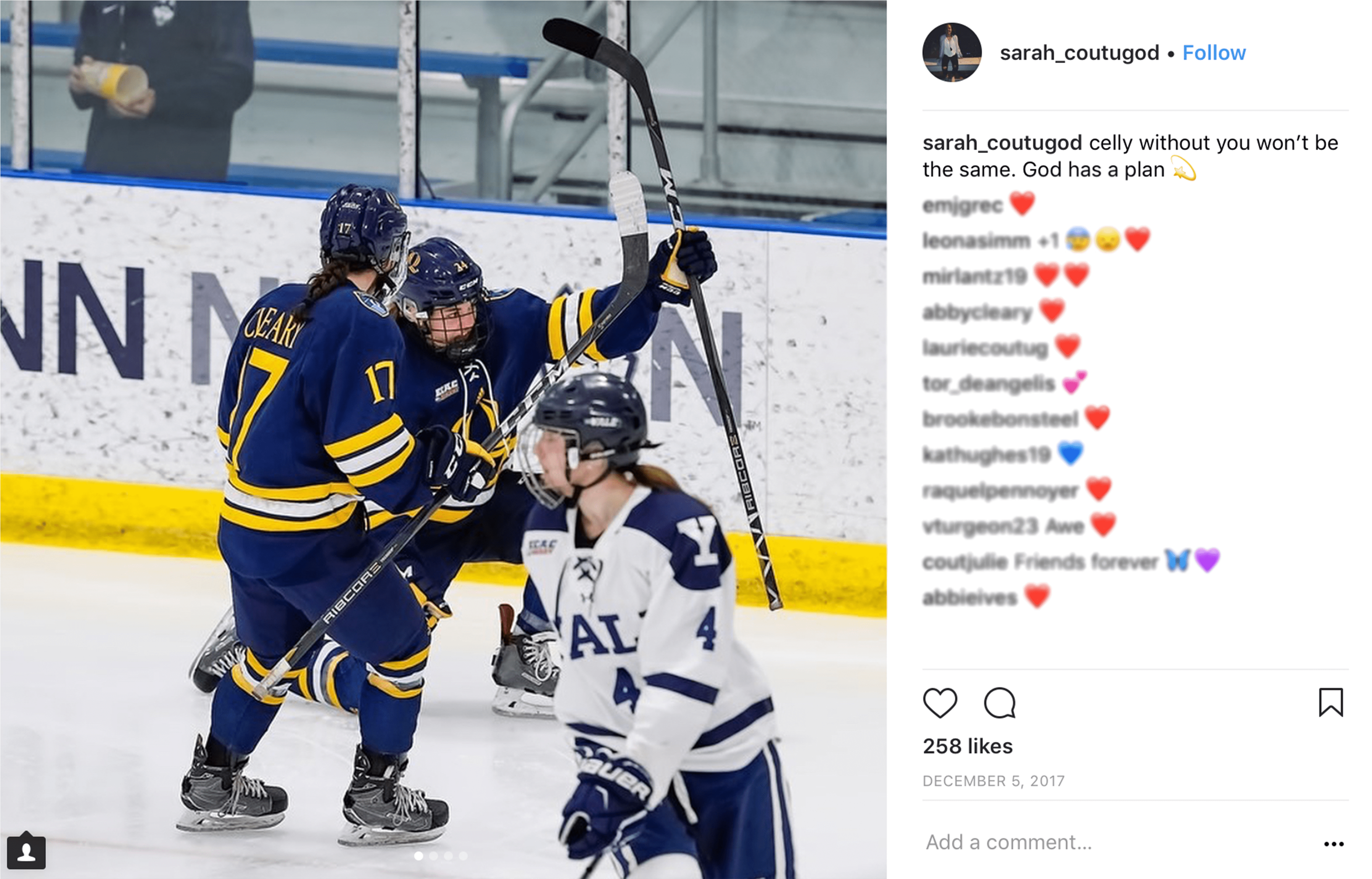 Cleary Had Five Points This Season, And Had Played - College Ice Hockey (4800x2700), Png Download