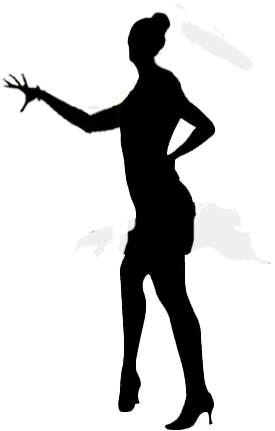 Nicole Lazo Sacramento Salsa Instructor - Silhouette (737x1080), Png Download