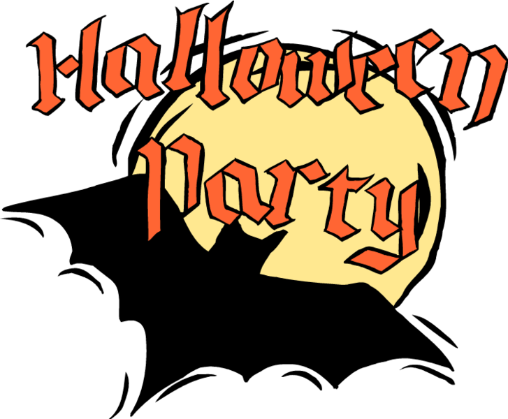 Halloween Party Clip Art Free - Halloween Party Clipart (727x600), Png Download