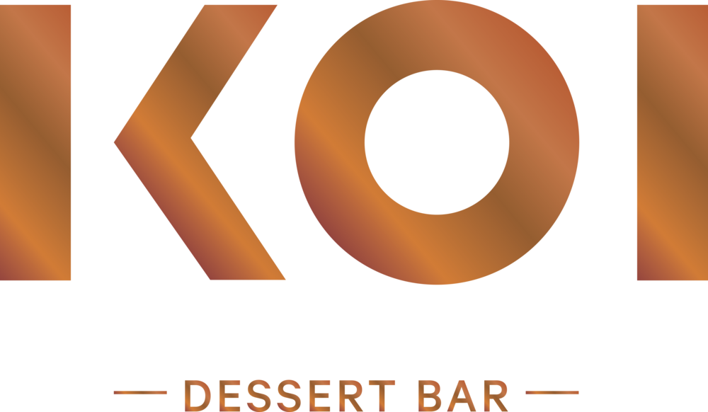 Koi Logo Copper - Koi Dessert Bar Logo (1000x582), Png Download