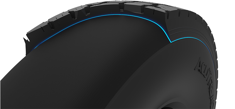 Contoured Tread Mold Cure - Hot Cure Compound Retreading (800x450), Png Download