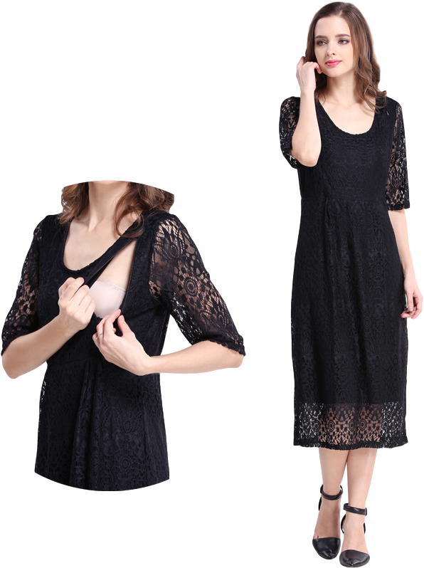 Party Dresses For Breastfeeding Moms (800x800), Png Download