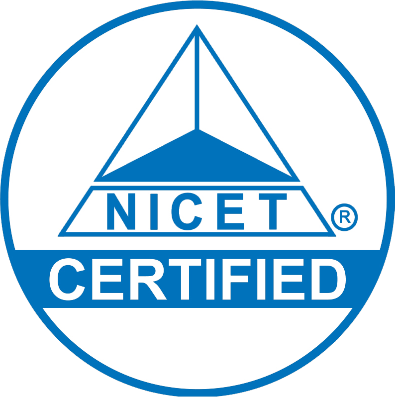 Nicet Certification Demonstrates A Commitment To Excellence - Nicet Certified (794x798), Png Download