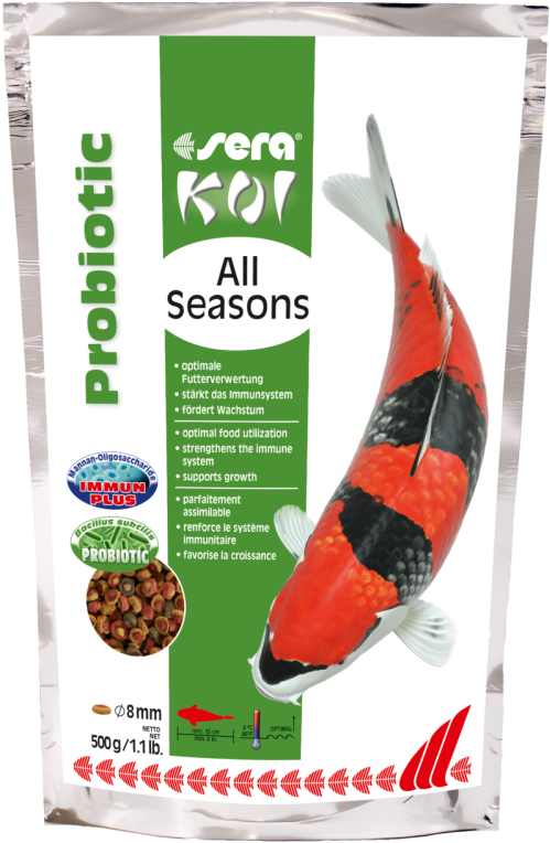 Sera Koi All Seasons Probiotic Ean - Sera Koi All Seasons Probiotic (521x800), Png Download