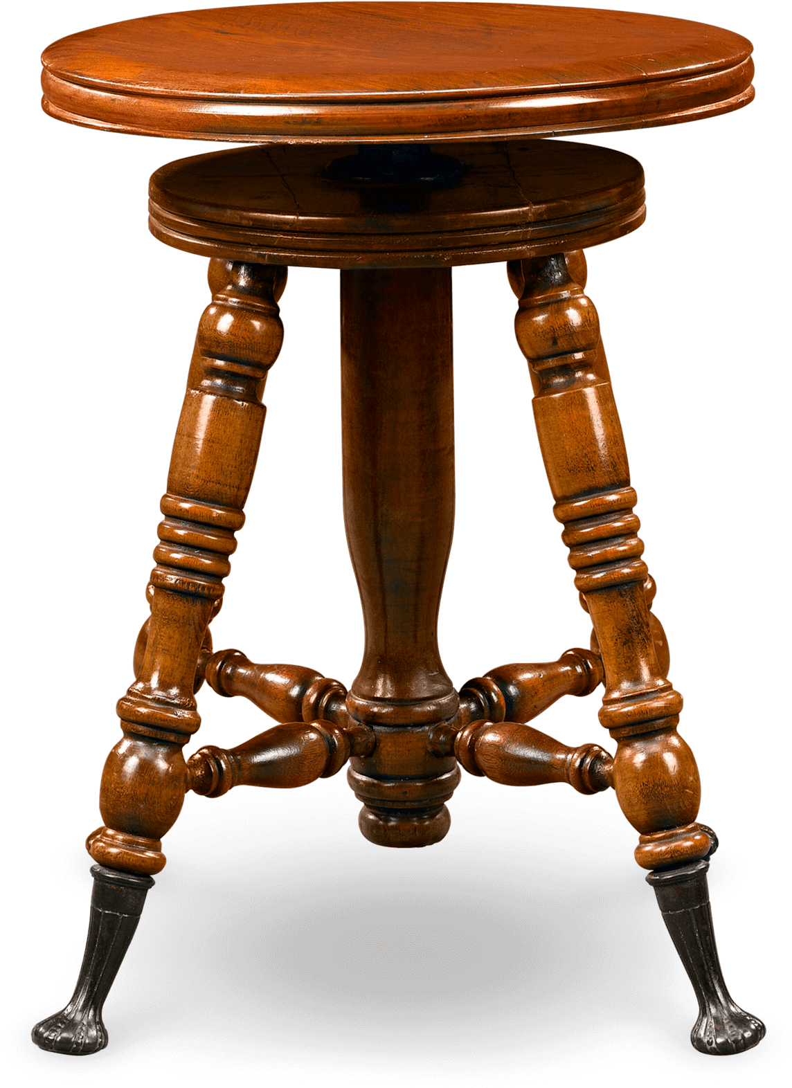 Walnut Piano Stool - End Table (1750x1750), Png Download