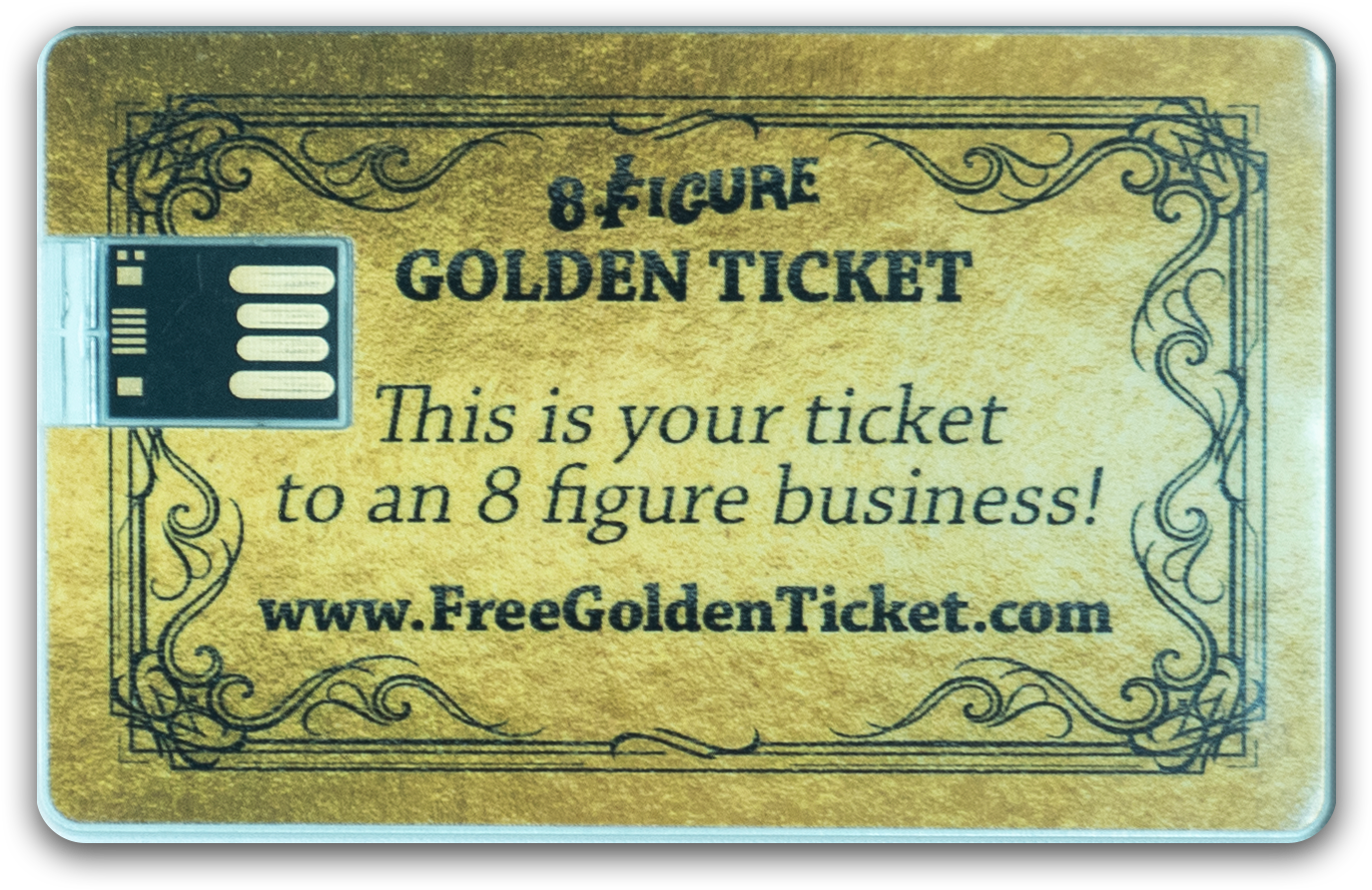 Plug The Golden Ticket Usb Drive Into Your Computer - Diploma (1453x993), Png Download