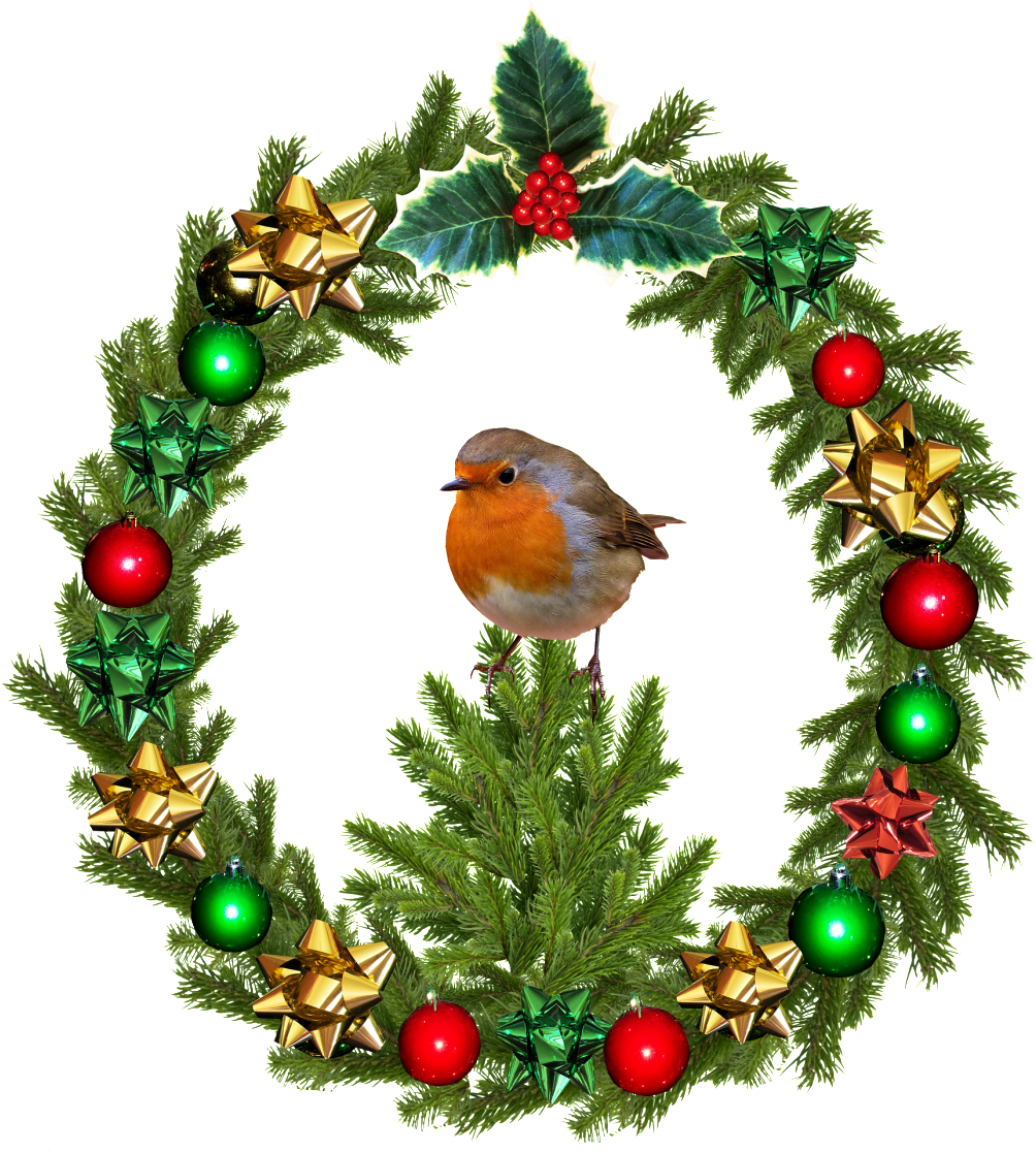 Christmas Wreath - Christmas Sparkle Higham Ferrers 2018 (1024x1118), Png Download