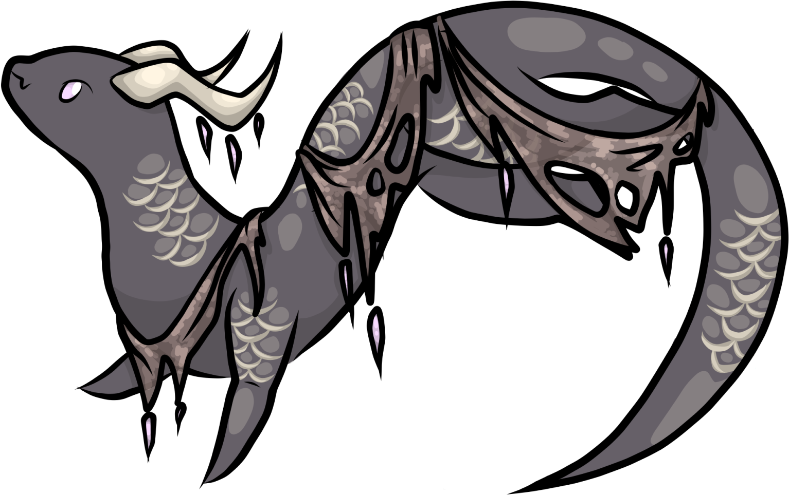 This Blep Is Draped In Old Cobwebs That Smell Faintly - Cartoon (1600x1200), Png Download