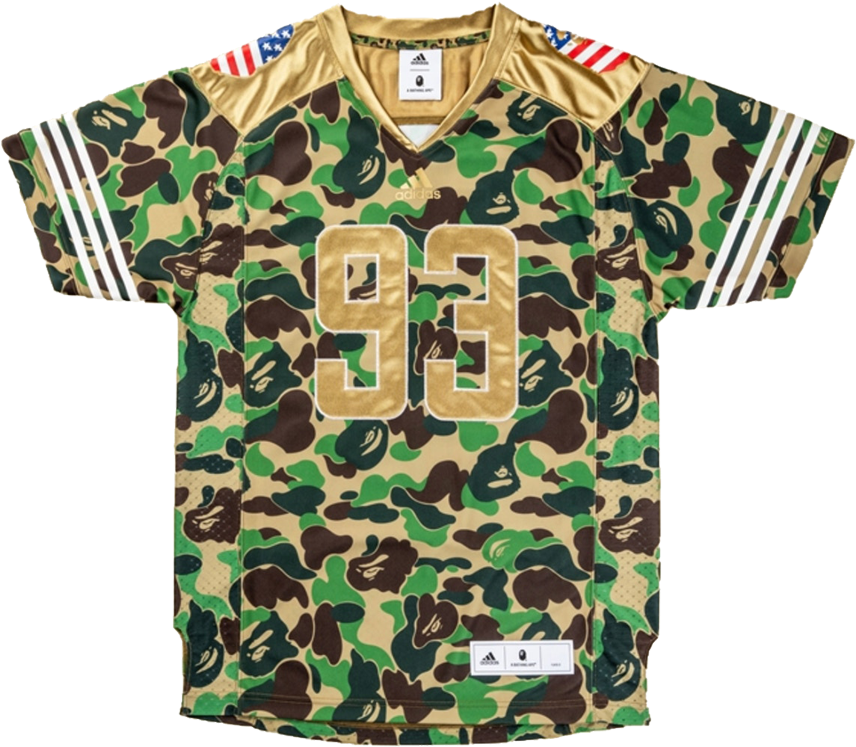 Bape X Adidas Sb Jersey Green - Bape X Adidas Super Bowl (1024x768), Png Download