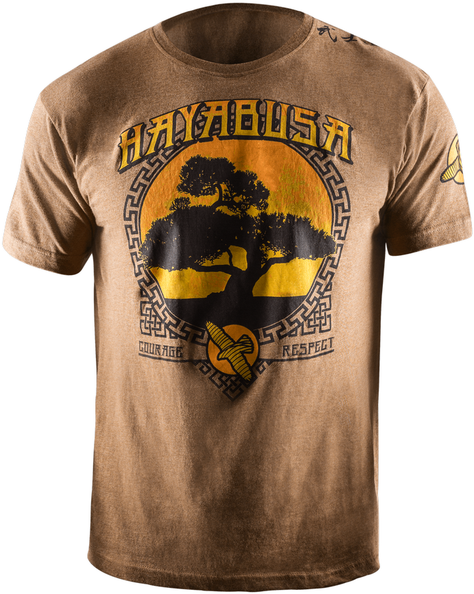 Bonsai T-shirt - Brown - Tricka Hayabusa (940x940), Png Download