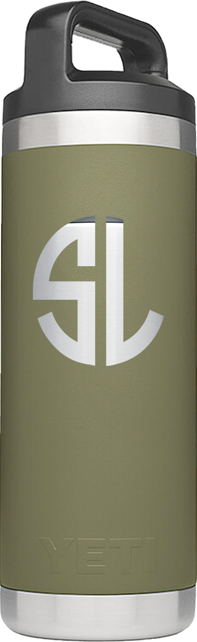 Quick View - Yeti 18 Oz Rambler Bottle Black (399x1300), Png Download