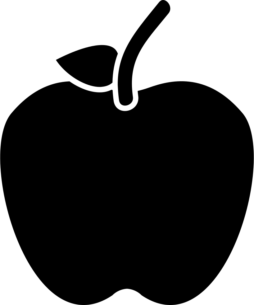 Apple Leaf Png Black And White - Bomba Anarquista (818x980), Png Download