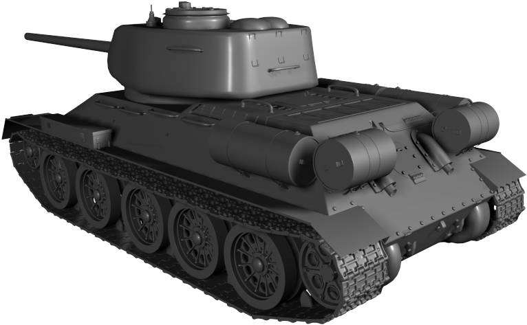 Highpolyrender002 - Churchill Tank (800x600), Png Download