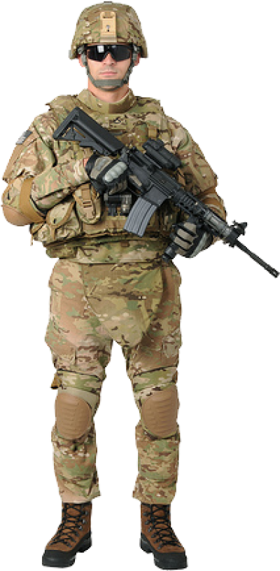 Soldier Png, Download Png Image With Transparent Background, - Soldier Png (400x815), Png Download