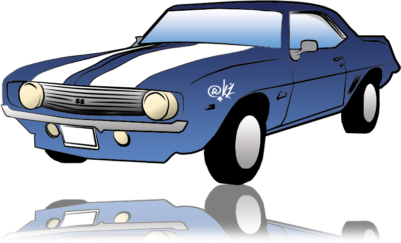 69 Camaro Clipart At Getdrawings - 69 Camaro Clipart (800x500), Png Download